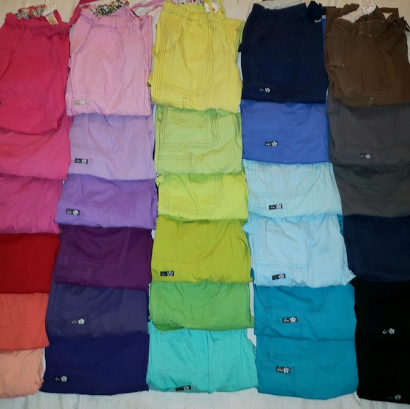 Koi Lindsey style Scrub Pants in All Color & Sizes - Picture 3 of 5